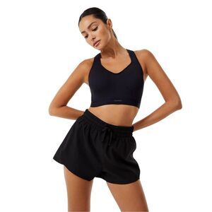 USA Pro Womens/Ladies High Support Sports Bra / Black